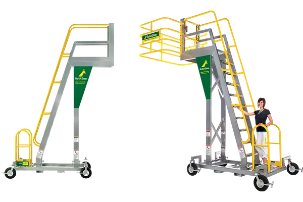 rollastep c-series cantilever rolling ladders