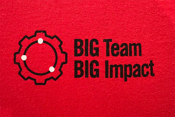 BIG team BIG impact custom logo